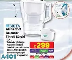 BRİTA ALUNA COOL CELANDER FİLTRELİ SÜRAHİ 2.4 L BRİTA ALUNA COOL CELANDER FİLTRELİ SÜRAHİ 2.4 L